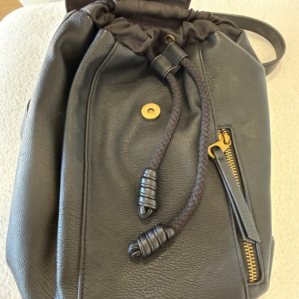 Universal Thread Black Backpack with Gold Accents - image 3